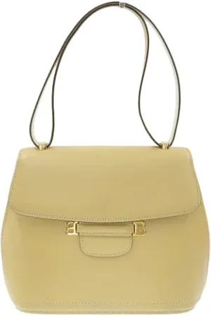 Bally Pre-owned, Kobieta, Żółty, ONE SIZE, Skóra, Pre-owned skórzane torby na ramię