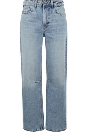 Fiorucci Jeansy, Kobieta, Niebieski, W28, Denim, Jasnoniebieskie Baggy Jeansy