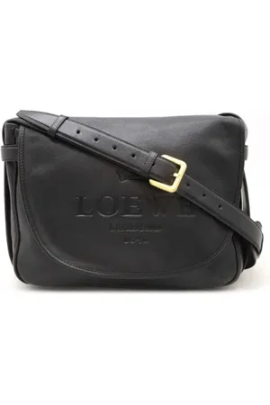 Loewe Pre-owned, Kobieta, Czarny, ONE SIZE, Skóra, Pre-owned skórzane torby na ramię