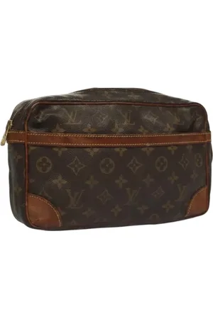 LOUIS VUITTON Pre-owned, Kobieta, brązowy, ONE SIZE, Skóra, Pre-owned Canvas clutches