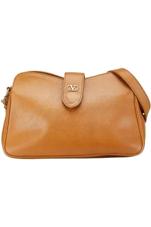 VALENTINO Pre-owned, Kobieta, brązowy, ONE SIZE, Skóra, Pre-owned skórzane torby na ramię