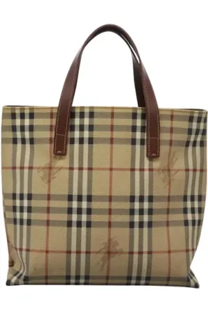 Burberry Pre-owned, Kobieta, Beżowy, ONE SIZE, Skóra, Pre-owned Skórzane torebki