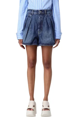 Sportmax Szorty, Kobieta, Niebieski, XS, Eleganckie Szorty Dżinsowe