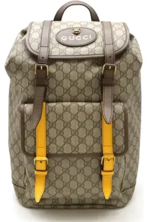 Gucci Pre-owned, Mężczyzna, Beżowy, ONE SIZE, Skóra, Pre-owned Leather gucci-bags