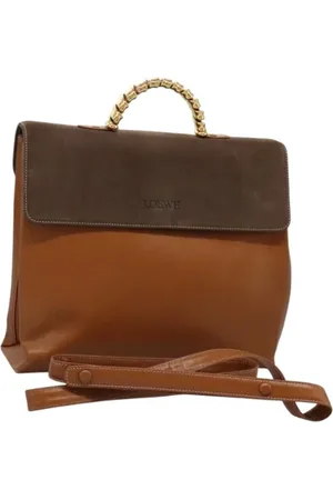 Loewe Pre-owned, Kobieta, brązowy, ONE SIZE, Skóra, Pre-owned Skórzane torebki