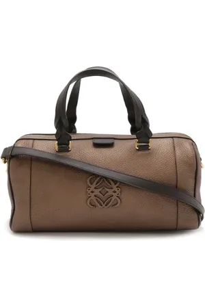 Loewe Pre-owned, Kobieta, brązowy, ONE SIZE, Skóra, Pre-owned skórzane torby na ramię