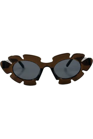 Loewe Akcesoria, Kobieta, brązowy, ONE SIZE, Motylkowe Okulary Przeciwsłoneczne