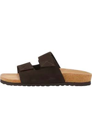 SELECTED Buty, Mężczyzna, brązowy, 42 EU, Suede Strap Demitasse Stylowa Ciabatta