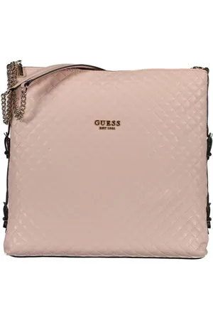 Guess Torebki, Kobieta, Różowy, ONE SIZE, Len, Różowa Torba Damska z Polietylenu