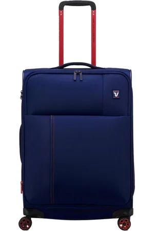 Roncato Walizki, unisex, Niebieski, ONE SIZE, Nylon, Średnia walizka na 4 kołach