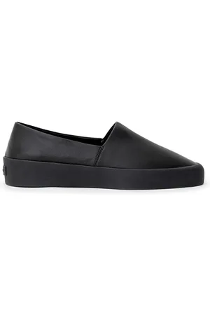 FEAR OF GOD Buty, Mężczyzna, Czarny, 43 EU, Czarna skórzana slip-on loafer