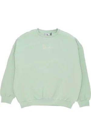 Karl Kani Bluzy, Kobieta, Zielony, M, Mint Crewneck Sweatshirt Oversize Fit