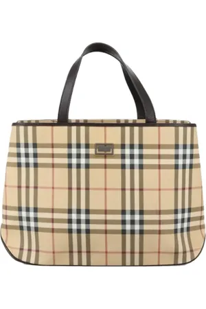 Burberry Pre-owned, Kobieta, Beżowy, ONE SIZE, Pre-owned Canvas handbags