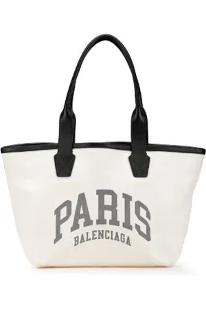 Balenciaga Pre-owned, Kobieta, Biały, ONE SIZE, Skóra, Pre-owned Canvas totes