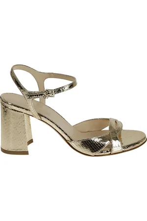 SERGIO LEVANTESI Buty, Kobieta, Żółty, 36 EU, Len, Sandał Glenda w kolorze Aspis Rose Platinum
