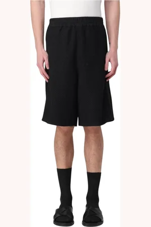 Jil Sander Szorty, Mężczyzna, Czarny, M, Czarne Bawełniane Szorty dla Mężczyzn