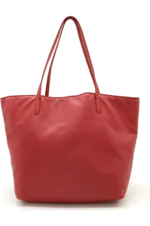 Loewe Pre-owned, Kobieta, Czerwony, ONE SIZE, Skóra, Pre-owned skórzane torby na ramię