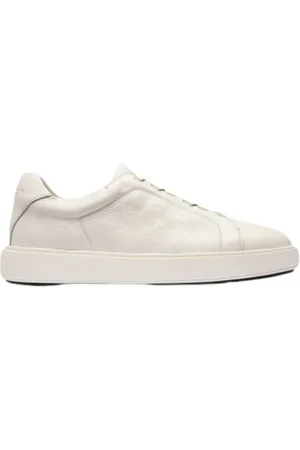 Officine creative Buty, Mężczyzna, Biały, 45 EU, Białe Skórzane Sneakersy