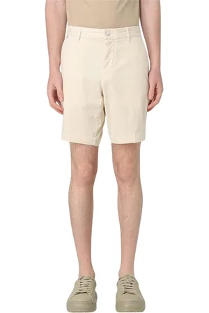 HUGO BOSS Szorty, Mężczyzna, Beżowy, M, Stylowe żółto-kremowe szorty casual