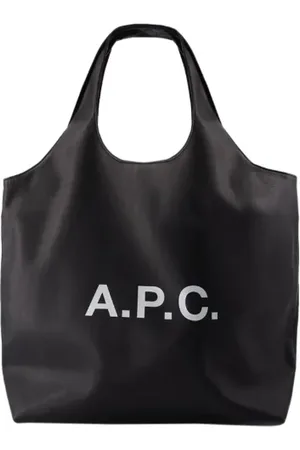 A.P.C. Torebki, Kobieta, Czarny, ONE SIZE, Bawełna, Plastic handbags