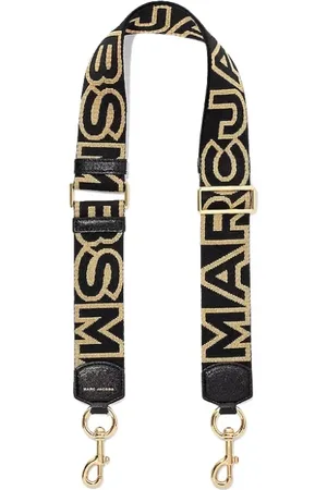 Marc Jacobs Torebki, Kobieta, Czarny, ONE SIZE, Czarny pasek ze złotymi detalami