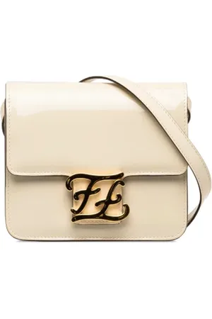 Fendi Pre-owned, Kobieta, Biały, ONE SIZE, Skóra, Pre-owned Leather crossbody-bags