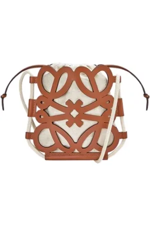 Loewe Torebki, Kobieta, brązowy, ONE SIZE, Anagram Cut-Out Torba na ramię