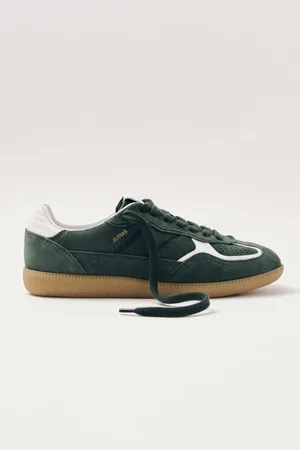 ALOHAS Buty, Kobieta, Zielony, 38 EU, Zielone Skórzane Sneakersy
