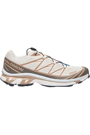 Salomon Buty, Mężczyzna, Beżowy, 43 1/2 EU, Lekkie sneakersy X-T 6 z systemem Quicklace™