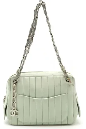 CHANEL Pre-owned, Kobieta, Beżowy, ONE SIZE, Skóra, Pre-owned skórzane torby na ramię