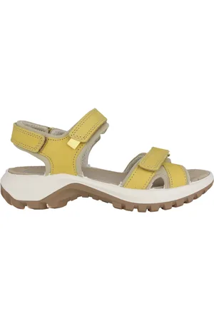 Rohde Buty, Kobieta, Żółty, 35 EU, Zamsz, Wygodna sandałki damskie - Żółte