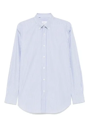 BRIONI Koszule, Mężczyzna, Niebieski, 4XL, Jasnoniebieska Koszula z Guzikami