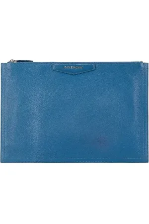 Givenchy Pre-owned, Kobieta, Niebieski, ONE SIZE, Skóra, Pre-owned Leather clutches