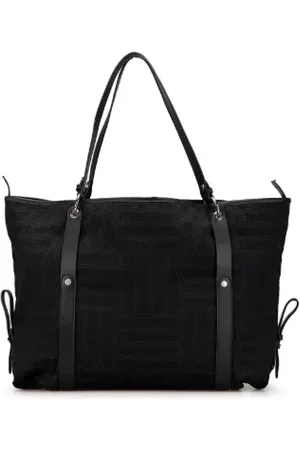 Salvatore Ferragamo Pre-owned, Kobieta, Czarny, ONE SIZE, Skóra, Pre-owned Canvas totes