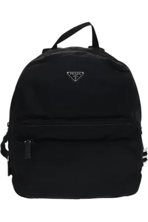 Prada Pre-owned, Kobieta, Czarny, ONE SIZE, Nylon, Pre-owned Nylon backpacks