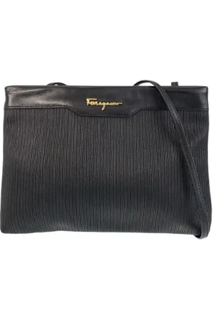 Salvatore Ferragamo Pre-owned, Kobieta, Czarny, ONE SIZE, Skóra, Pre-owned Leather crossbody-bags