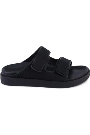 Calvin Klein Buty, Kobieta, Czarny, 40 EU, Eko-Przyjazny Sandał z Poliestru