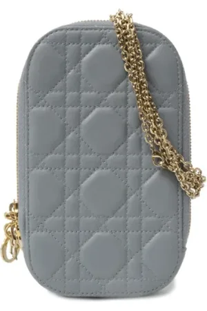 Dior Pre-owned, Kobieta, Niebieski, ONE SIZE, Skóra, Pre-owned Leather dior-bags