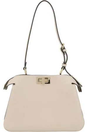Fendi Torebki, Kobieta, Różowy, ONE SIZE, Peekaboo Skórzana Torebka