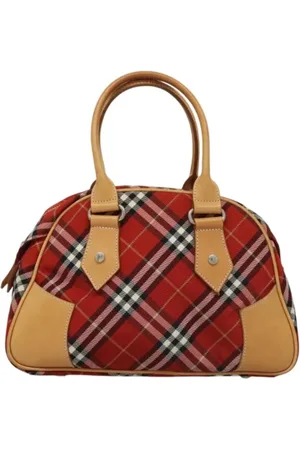 Burberry Pre-owned, Kobieta, Czerwony, ONE SIZE, Pre-owned Canvas handbags