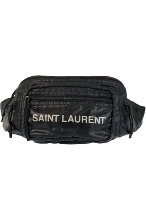 Saint Laurent Pre-owned, Mężczyzna, Czarny, ONE SIZE, Nylon, Pre-owned Canvas crossbody-bags
