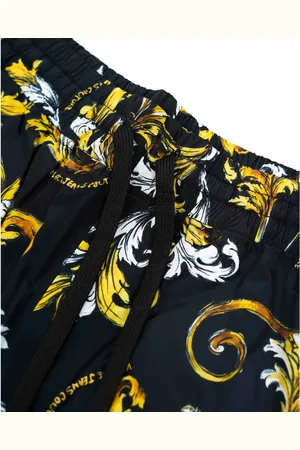 VERSACE Stroje kąpielowe, Mężczyzna, Wielobarwność, 3XL, Spodenki kąpielowe Barocco