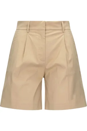 K-Way Szorty, Kobieta, Beżowy, L, Szorty Twill Tech Chino bez Kieszeni
