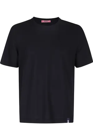 DRUMOHR Koszulki, Mężczyzna, Niebieski, 2XL, Niebieski nocny T-shirt z bawełny ice