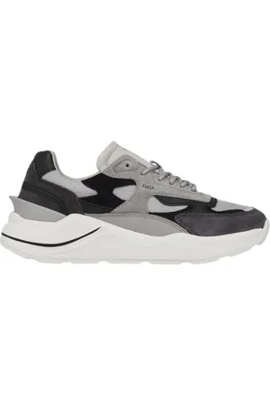 D.A.T.E. Buty, Mężczyzna, Szary, 43 EU, Skóra, Stylowe Sneakersy