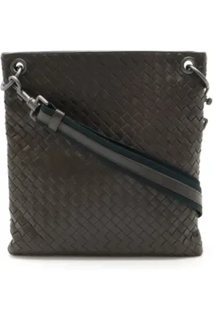 Bottega Veneta Pre-owned, Kobieta, Czarny, ONE SIZE, Skóra, Pre-owned skórzane torby na ramię
