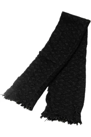 LOUIS VUITTON Pre-owned, Kobieta, Czarny, ONE SIZE, Wełna, Pre-owned Wool scarves