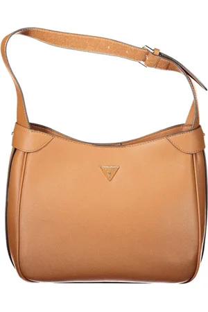 Guess Torebki, Kobieta, brązowy, ONE SIZE, Len, Brązowa torebka damska z polietylenu Fedora Bag