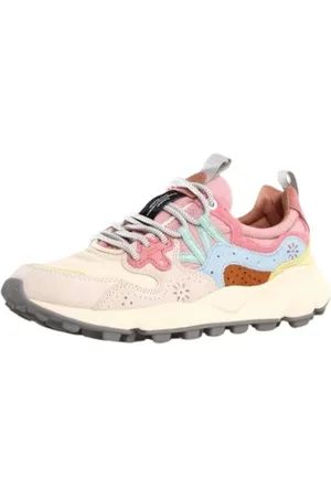Flower Mountain Buty, Kobieta, Wielobarwność, 37 EU, Zamsz, Wielokolorowe Zamszowe Sneakersy