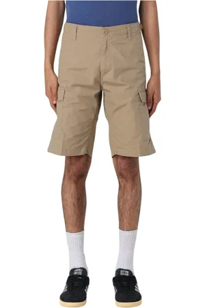 Carhartt Szorty, Mężczyzna, Beżowy, W29, Wszechstronne Cargo Shorts z Wieloma Kieszeniami